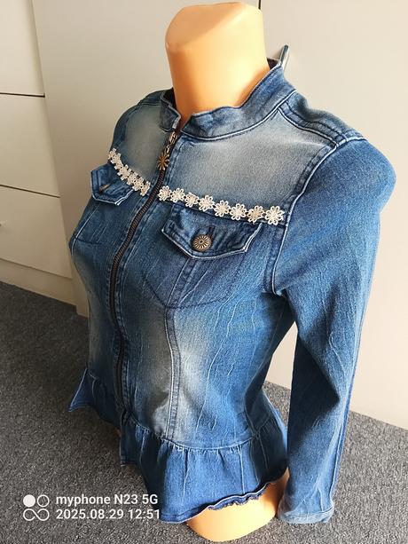 Riflová bunda zn."yigga" vel."146", yigga,146