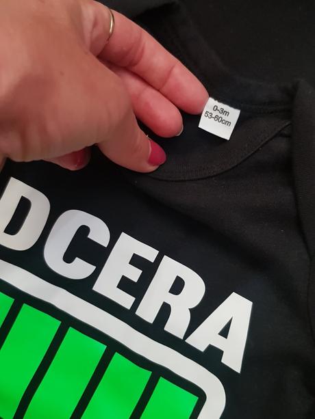 Set body a triček 'dcera, synek, maminka', 104–116 / 50–62 / m