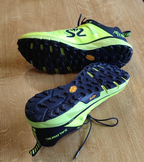 Salming trail 6 men safety yellow/navy trail top, 45