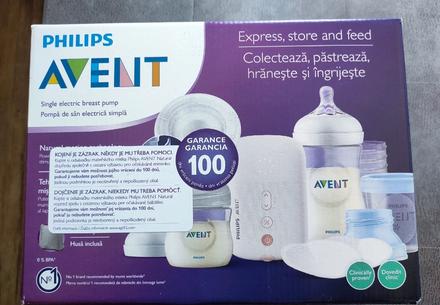 Philips avent elektrická odsávačka mateřského mlé,
