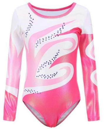 Nový cvičební gymnastický trikot na 5-6let, 116 / 122