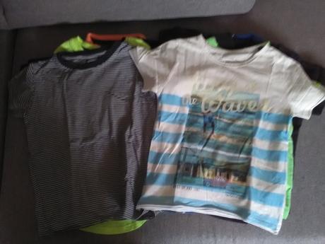 Trička s krátkým rukávem 8ks, 92