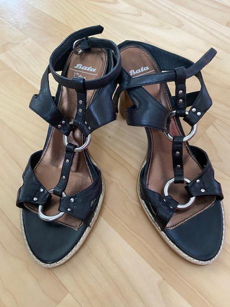 Sexy kožené sandálky zn.baťa - top stav, baťa,40