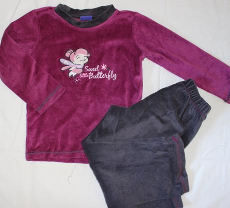 Op671. sametová souprava/domácí komplet s vílou, lupilu,110