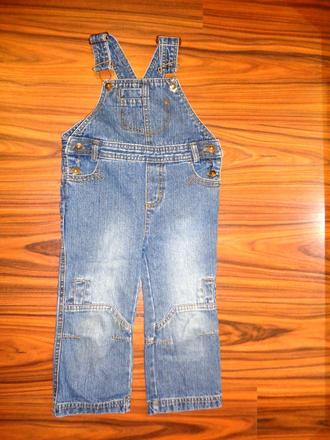 Super příjemné laclové riflové kalhoty 92/98, 98