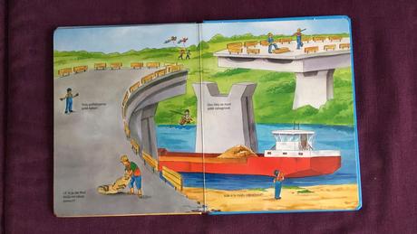 Magnetická knížka zábavné magnety na stavbě, 