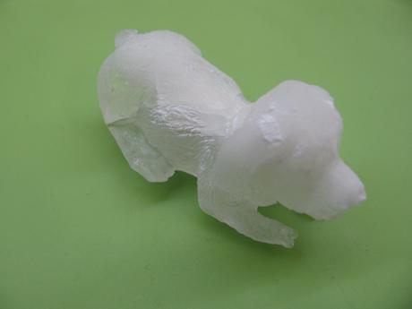 Silikonová forma - ležící pejsek, 