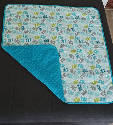 Deka minky/bavlna handmade, 