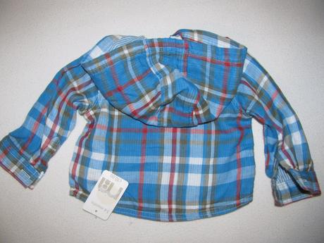 Frajerská košile s kapucí, mothercare,68