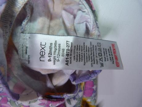 2 ks letních overalů vel. 80, next,80