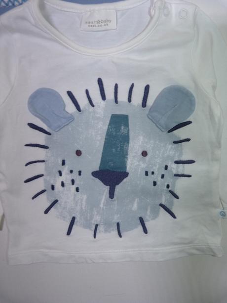 2 ks bavlněných triček vel. 62, next,62