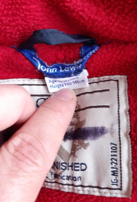 Zimní bunda 140, john lewis,140