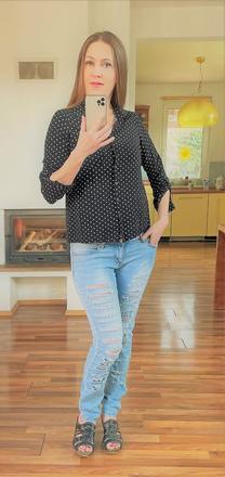 Puntík košile, vel m, janina, m