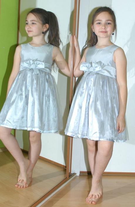 Slavnostní sváteční společenské dívčí šaty-vady, h&m,122