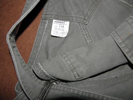 Sukně s laclem / šatovka zn. parrot vel.116, 116