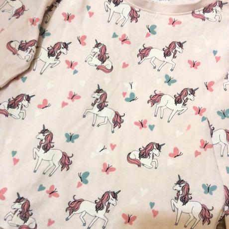 Bavlněné tričko s jednorožci, primark,98