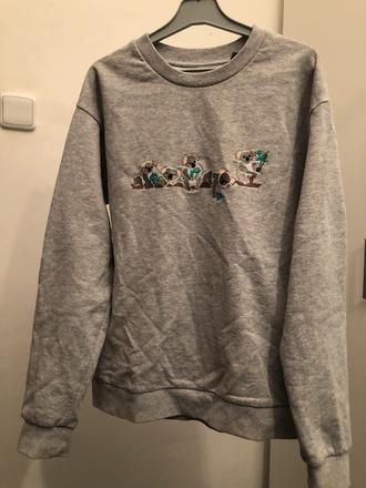 Šedá mikina s koalkama, 164
