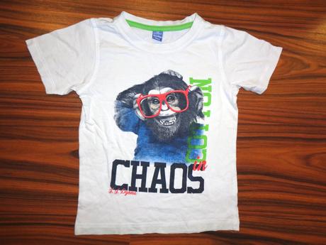 Bílé tričko s opičákem, dopodopo,110