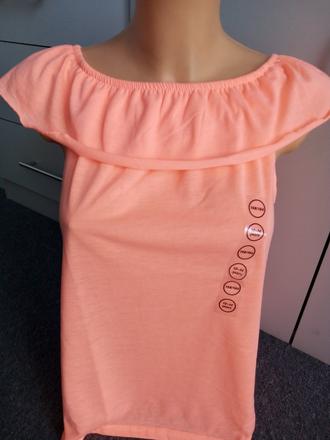 Lososové tričko-top zn."y.f.k." vel."158-164", 164