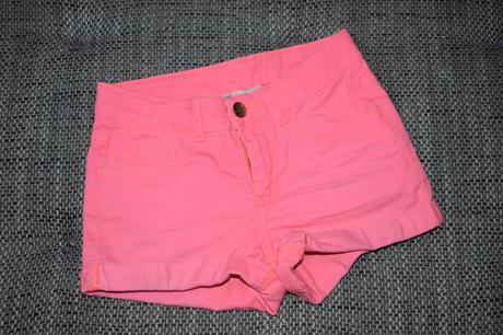 Neonové kraťasy hm, velikost 128, h&m,128