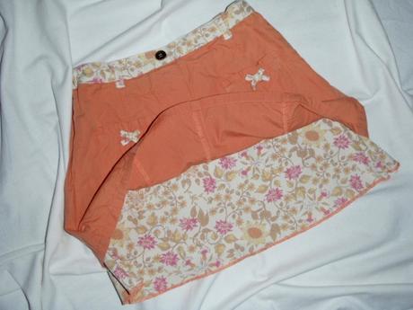 Krásná dvouvrstvá cihlová sukýnka, mini mode,104