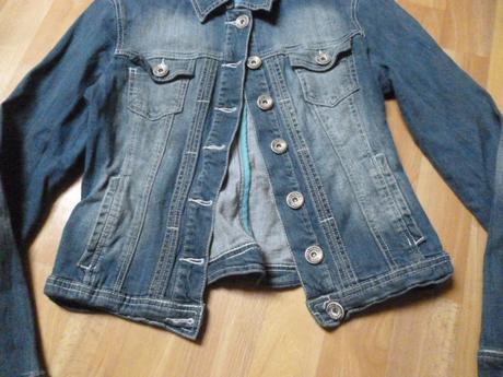 Elastická riflová bunda vel. s-m pro maminy, s