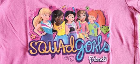 Dívčí růžové tričko lego friends, vel.122/128, lego,122