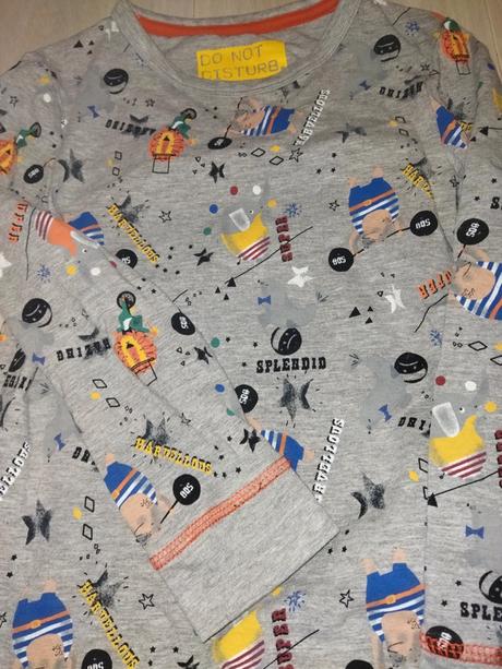 Pyžamo s cirkusem 116 slim fit, marks & spencer,116