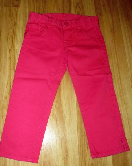 Tříčtvrteční kalhoty, mothercare,110