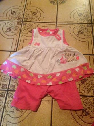 Letní kraťáskový overal lvíče, srdíčka vl. 74 - 80, disney,74