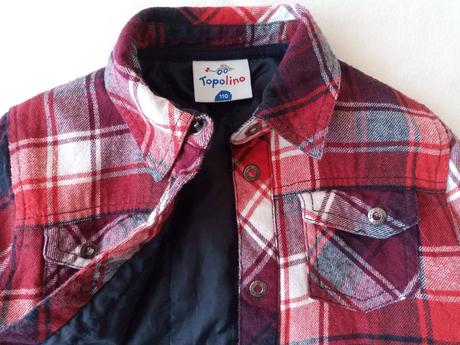 Zateplená košile, vel.110, topolino,110