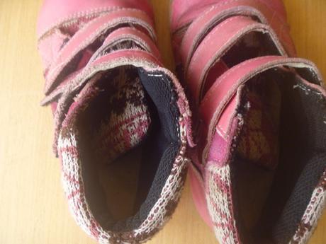 Růžové barefoot koženkové kotníčkové boty vel. 25, 25