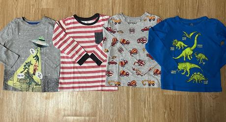 Chlapecká trika - 4ks - vel. 104/110, f&f,110