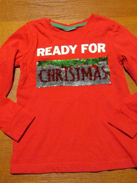 Vánoční triko vel 104-110, 110