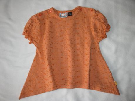 Oranžové tričko / tunička, 74