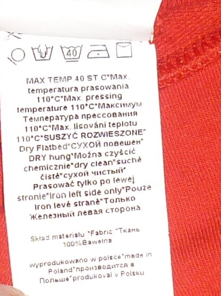 Červená dámská tenká mikina ola voga, s