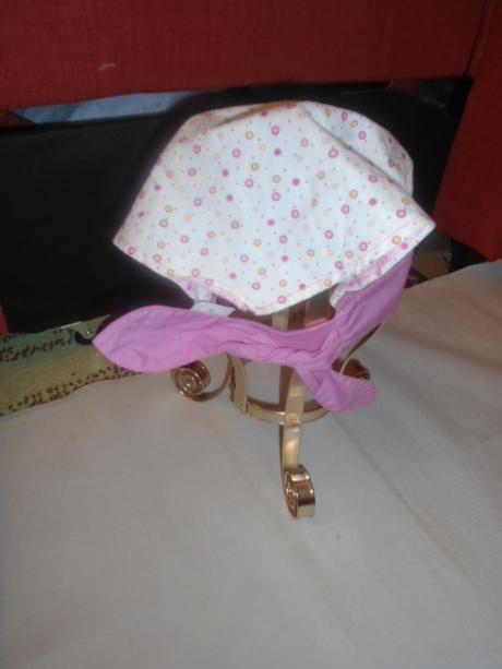 Klobouk šátek klobouček vel 53 otevřený, kik,50