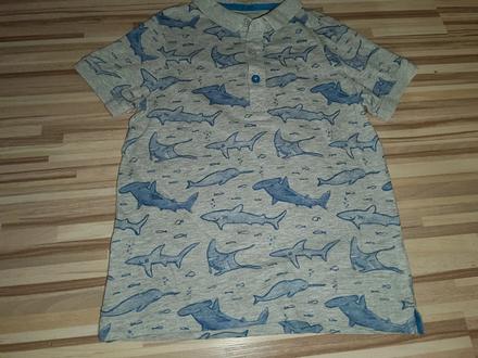 Polo tričko se žraloky 116 tu, tu,116