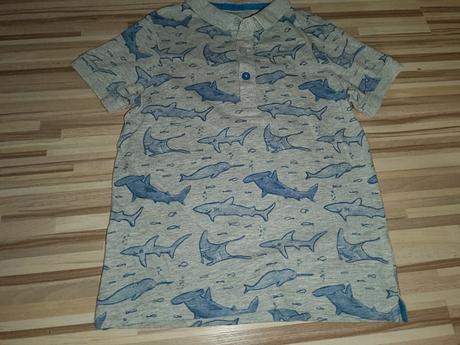 Polo tričko se žraloky 116 tu, tu,116