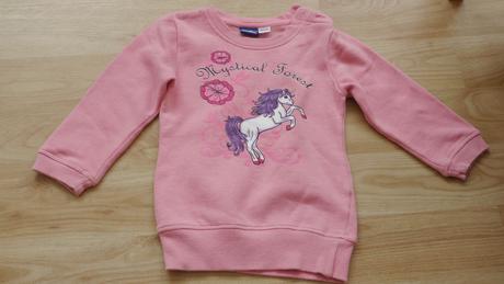 Mikina 86/92 růžová lupilu s koníčkem, lupilu,86