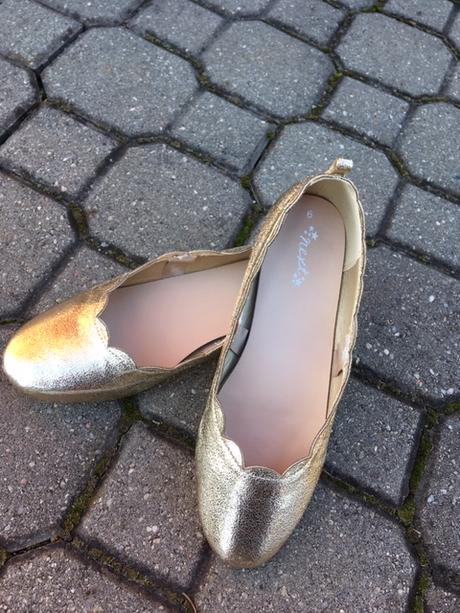 Zlaté balerínky střevíčky, next,39