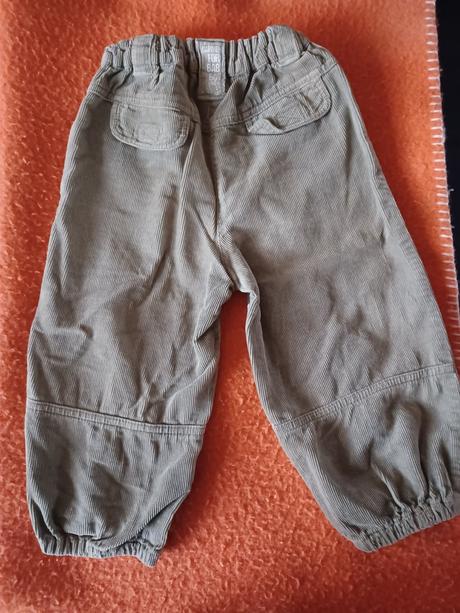 Manšestrové kalhoty 92, baby club,92