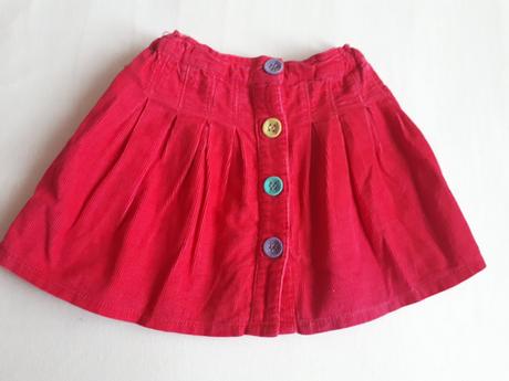 Manšestrová sukýnka, f&f,104