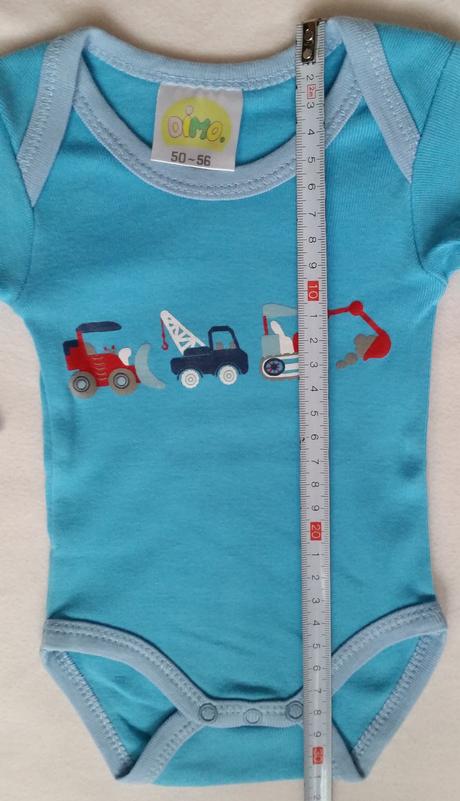 Kojenecké body s dlouhým rukávem, dimo, vel.50-56, dimo,50