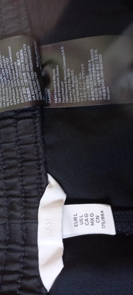 Šortky zn."h&m" vel."l" i větší velikost, h&m,l