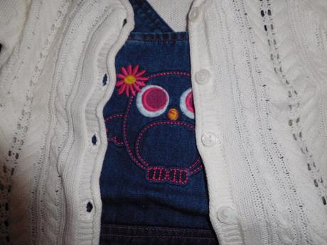 Džínové šaty a svetřík vel. 86/92 pro dvojčata, 92