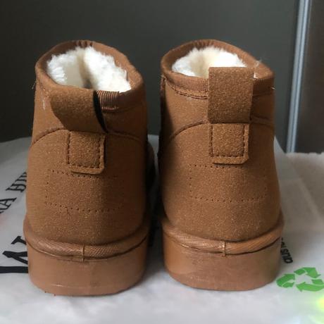 Zimni boty 37 s koziskem hnede, 37