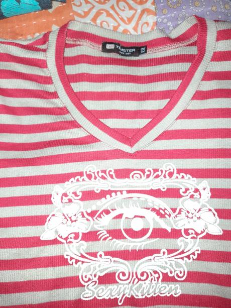 Tričko červené s okem, m