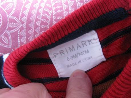 Parádní bavlněný svetřík s vánočním sobem, 74