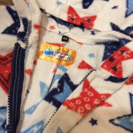 Fleece overal s hvězdičkami, 110